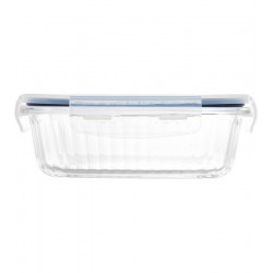 Pote 1,04L Hermetico De Vidro Com Tampa Plastica Lines